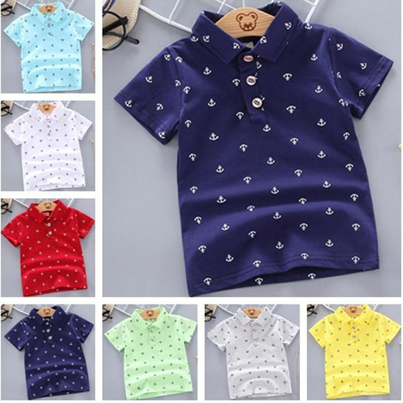Mommy's Care 2021 Summer Baby Boys Polo Shirts 12M-5Y - Mommy's Care