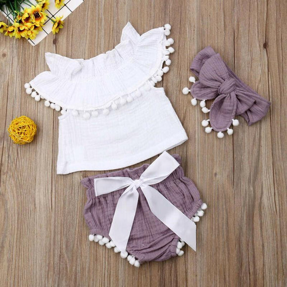 Mommy's Care 3Pcs Cotton Baby Clothes set 0-24M - Mommy's Care