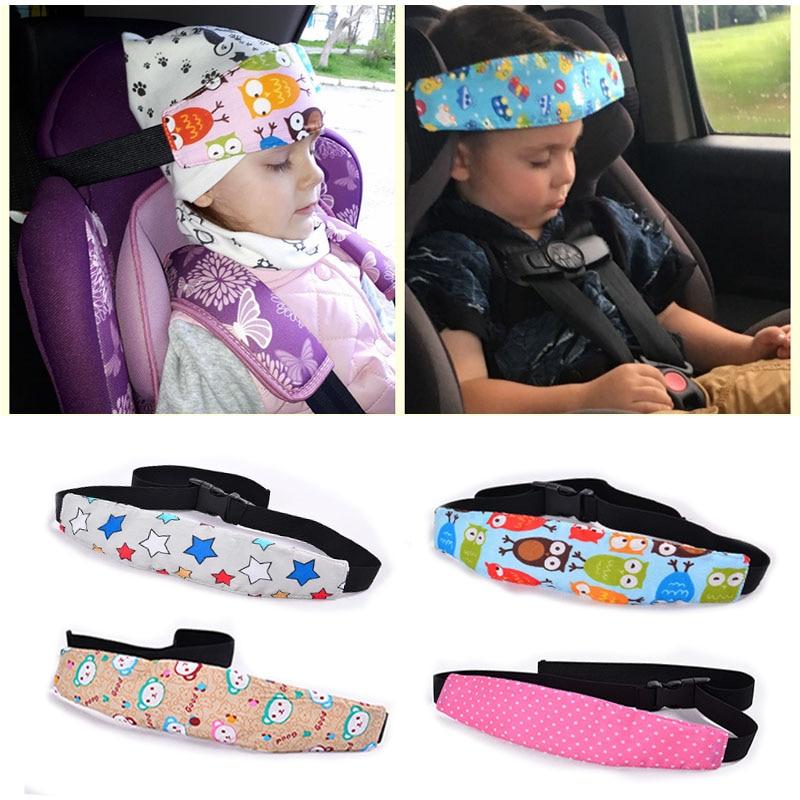 2 Pieces Baby Carseat Head Support Dinosaur Dolphin Band Strap Headrest Stroller Seat Sleeping Headrest Neck Relief Head Strap Headband For Kids Children Toddler Infant - View #4